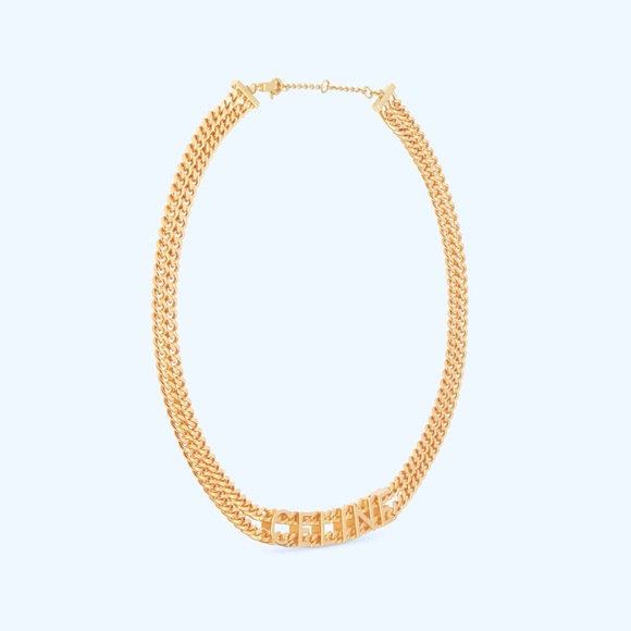 CELINE DOUBLE CHAIN CHOKER - Picture 2 of 3